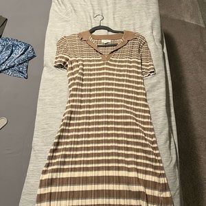 Striped mini dress